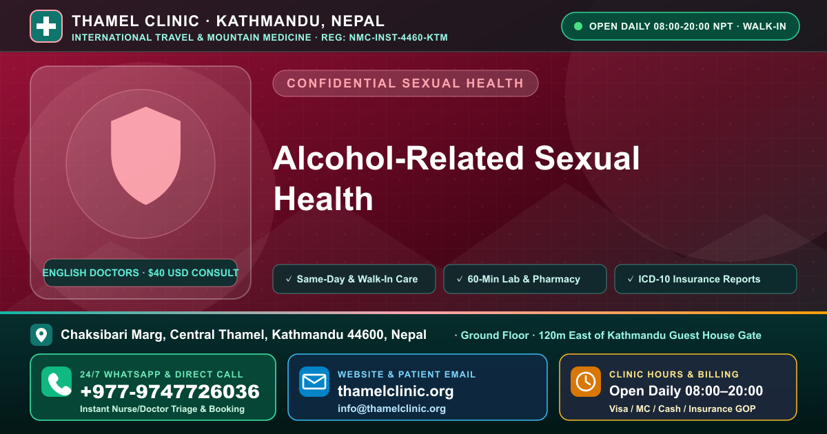 Missing Time After Drinking — The Blackout — Testing — Thamel Clinic, Chaksibari Marg, Thamel, Kathmandu — Call/WhatsApp +977-9747726036