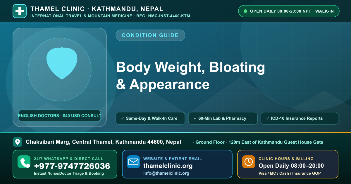 Constipation and Bloating — The Link — Explained — Thamel Clinic, Chaksibari Marg, Thamel, Kathmandu — Call/WhatsApp +977-9747726036