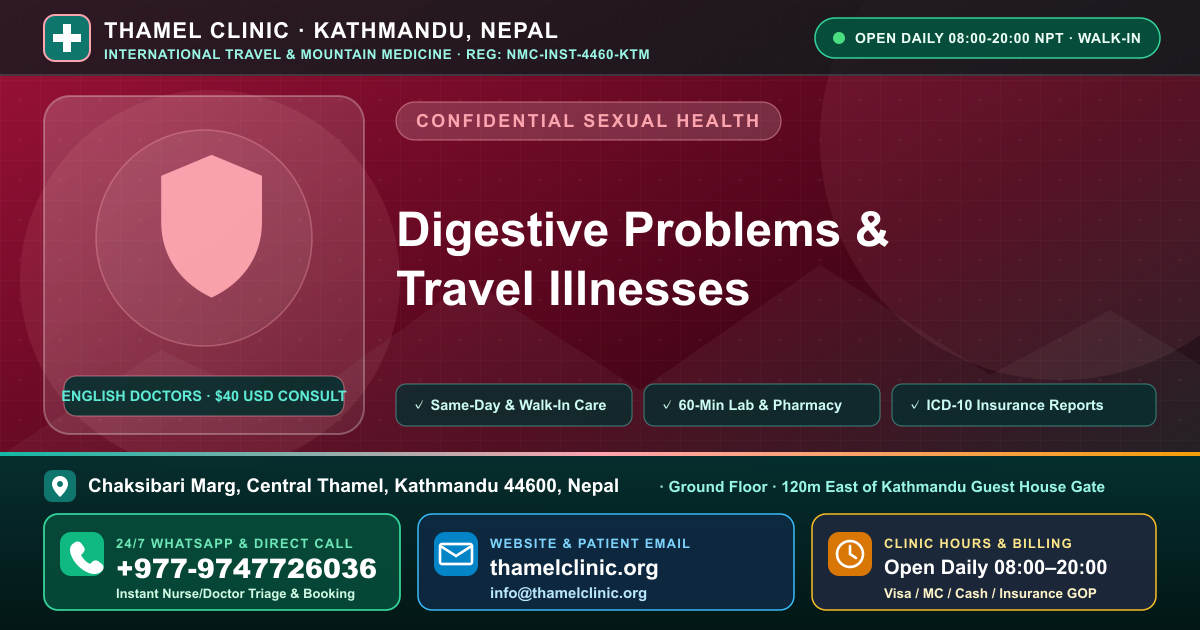 A Movement for the Bowel — Thamel Clinic, Chaksibari Marg, Thamel, Kathmandu — Call/WhatsApp +977-9747726036