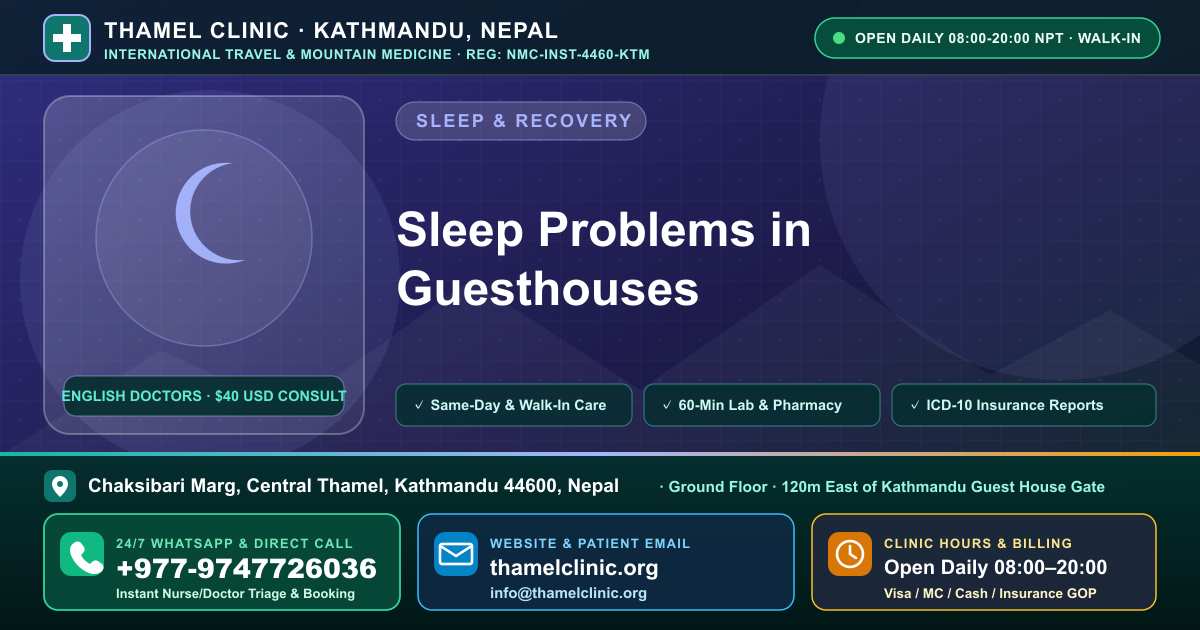Shift Workers and Travel Sleep — Tips — Thamel Clinic, Chaksibari Marg, Thamel, Kathmandu — Call/WhatsApp +977-9747726036