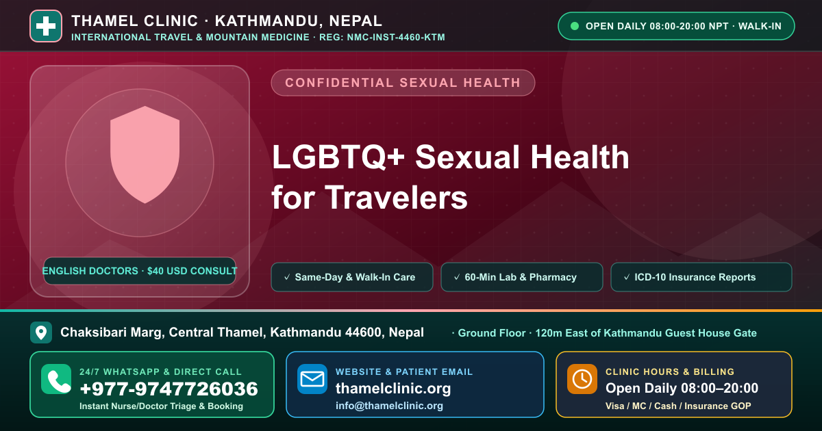 Non-Binary Health — The Specific Needs — The Needs — Thamel Clinic, Chaksibari Marg, Thamel, Kathmandu — Call/WhatsApp +977-9747726036
