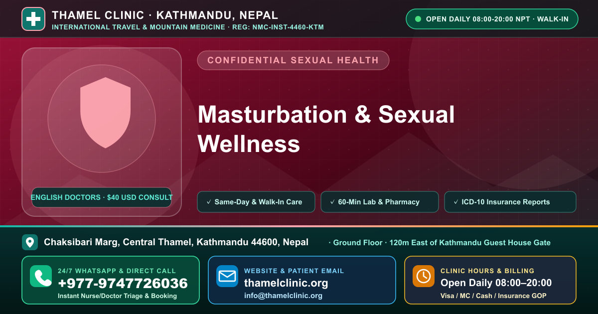Masturbation Techniques — The Guide — Is This Normal? — Thamel Clinic, Chaksibari Marg, Thamel, Kathmandu — Call/WhatsApp +977-9747726036