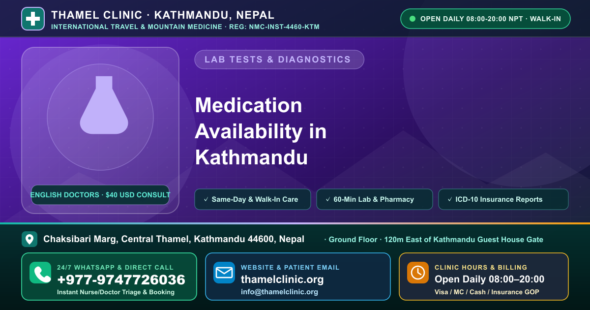 Antimalarials in Nepal: Do You Need Malarone or Doxycycline? — Thamel Clinic, Chaksibari Marg, Thamel, Kathmandu — Call/WhatsApp +977-9747726036