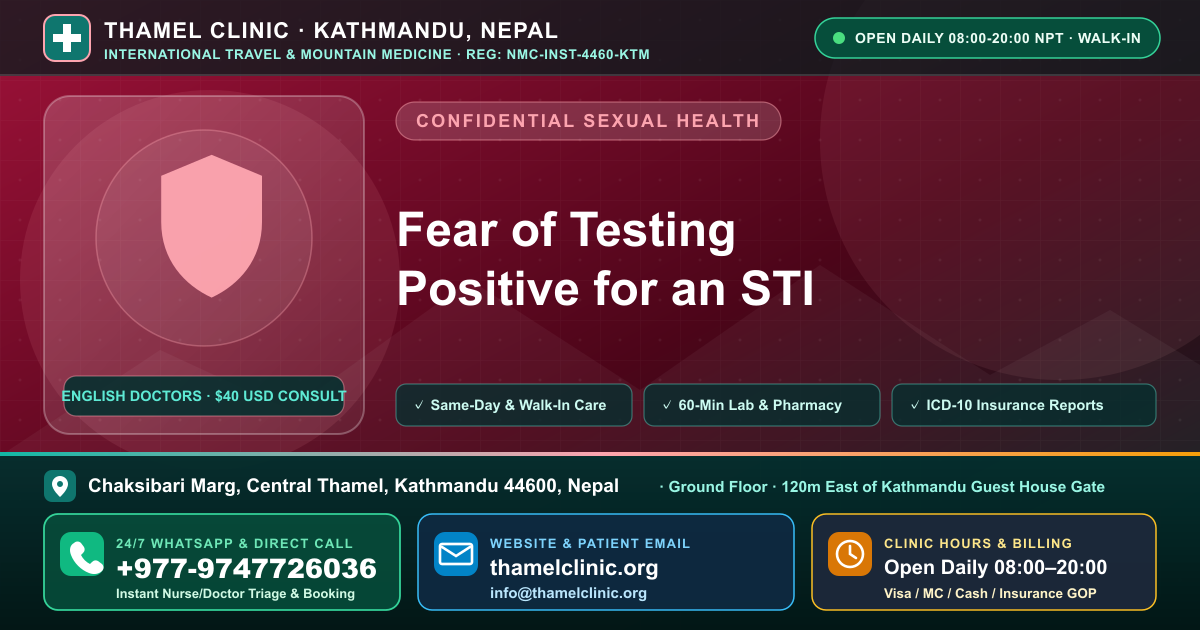 Telling Your Regular Partner You Tested Positive — Explained — Thamel Clinic, Chaksibari Marg, Thamel, Kathmandu — Call/WhatsApp +977-9747726036