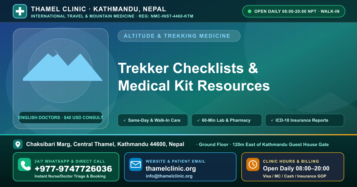 When an LFT Is Repeated — Thamel Clinic, Chaksibari Marg, Thamel, Kathmandu — Call/WhatsApp +977-9747726036