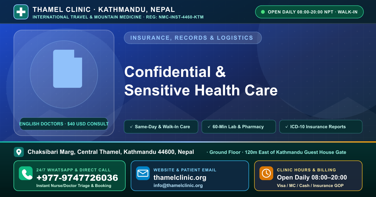 A Simple Script for the Talk — Thamel Clinic, Chaksibari Marg, Thamel, Kathmandu — Call/WhatsApp +977-9747726036