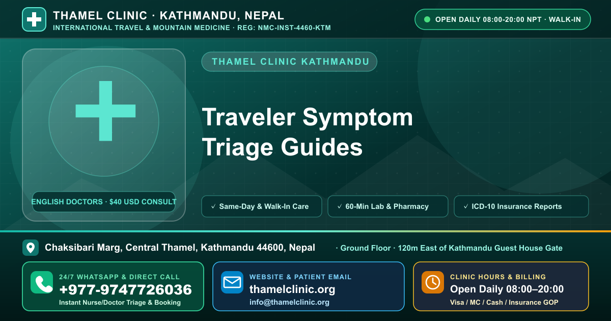 Avoiding a Smoke and an Irritant — Thamel Clinic, Chaksibari Marg, Thamel, Kathmandu — Call/WhatsApp +977-9747726036