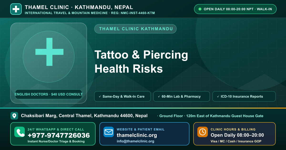 Negative Bloodborne Results — The Relief — Testing — Thamel Clinic, Chaksibari Marg, Thamel, Kathmandu — Call/WhatsApp +977-9747726036